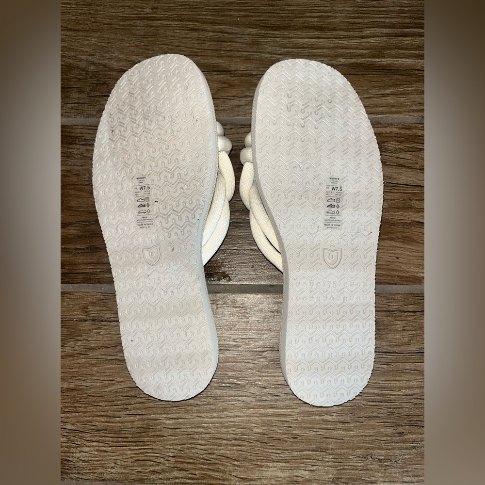 Rothy’s The Summer Sandal in White Sand - Picture 5 of 5